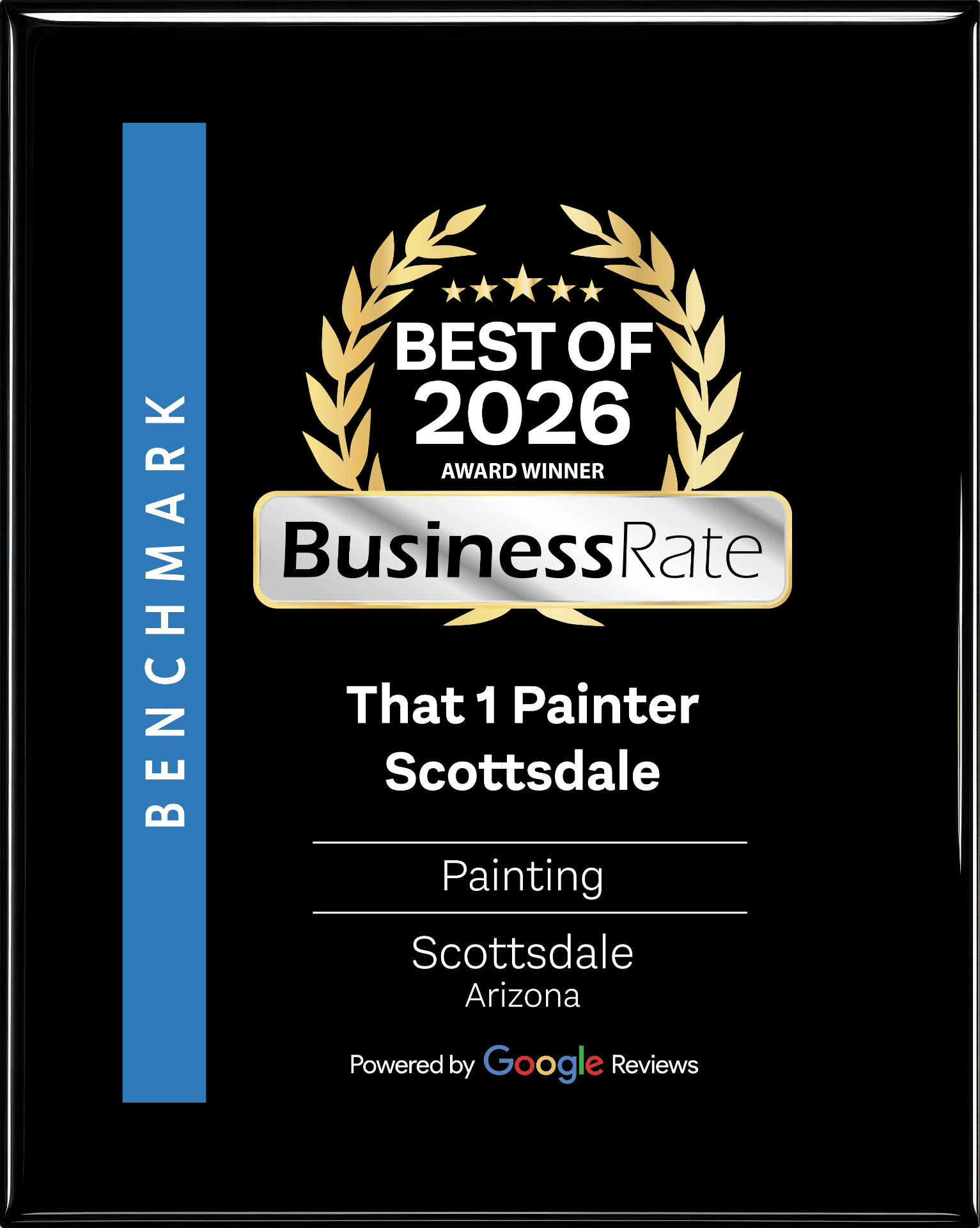 BusinessRate Best of 2026 Award Winner — That 1 Painter Scottsdale