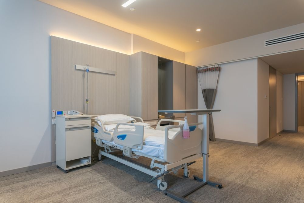 Healthcare medical facility interior painting