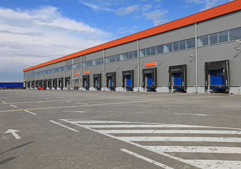 Industrial warehouse interior coating project