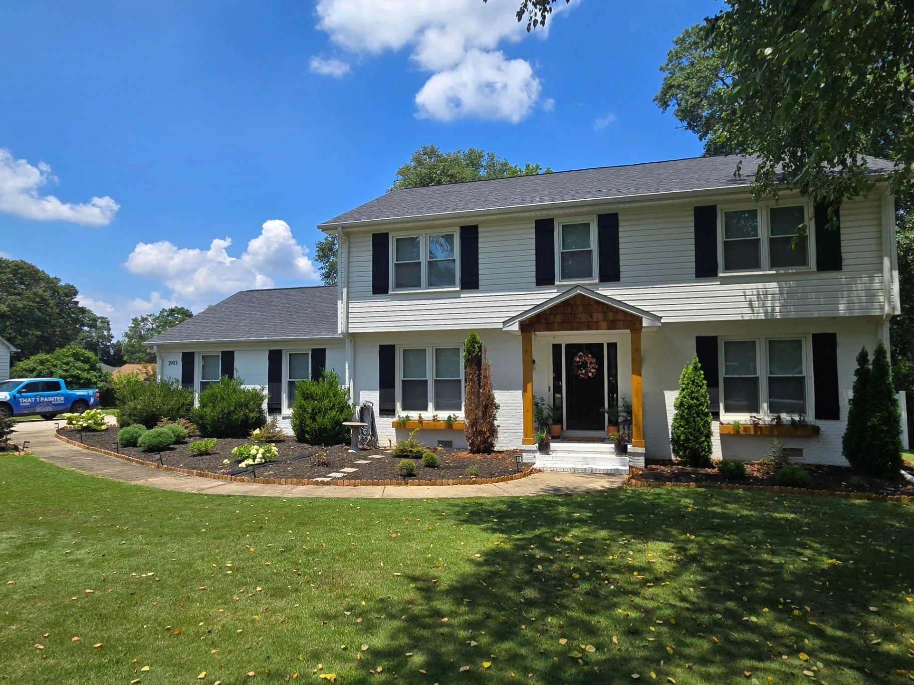 Professional exterior painting project in Upstate South Carolina by That 1 Painter