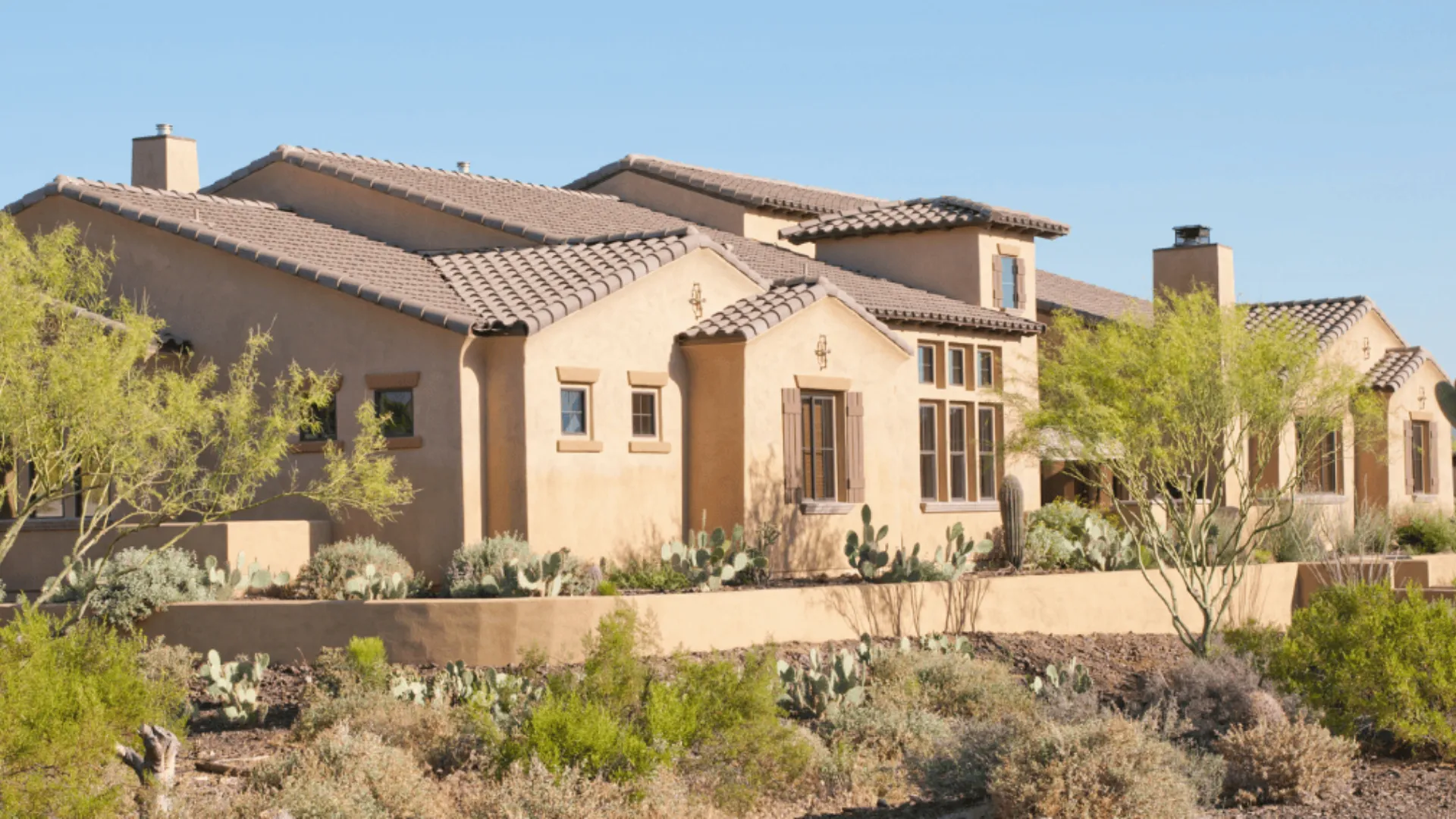 Professional exterior repaint of a Paradise Valley stucco home by That 1 Painter Scottsdale