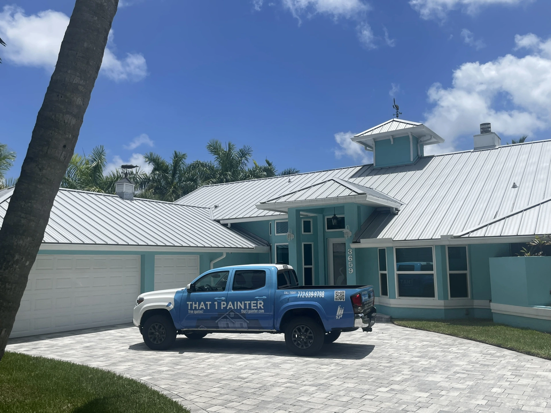 Professional exterior painting project in Treasure Coast by That 1 Painter