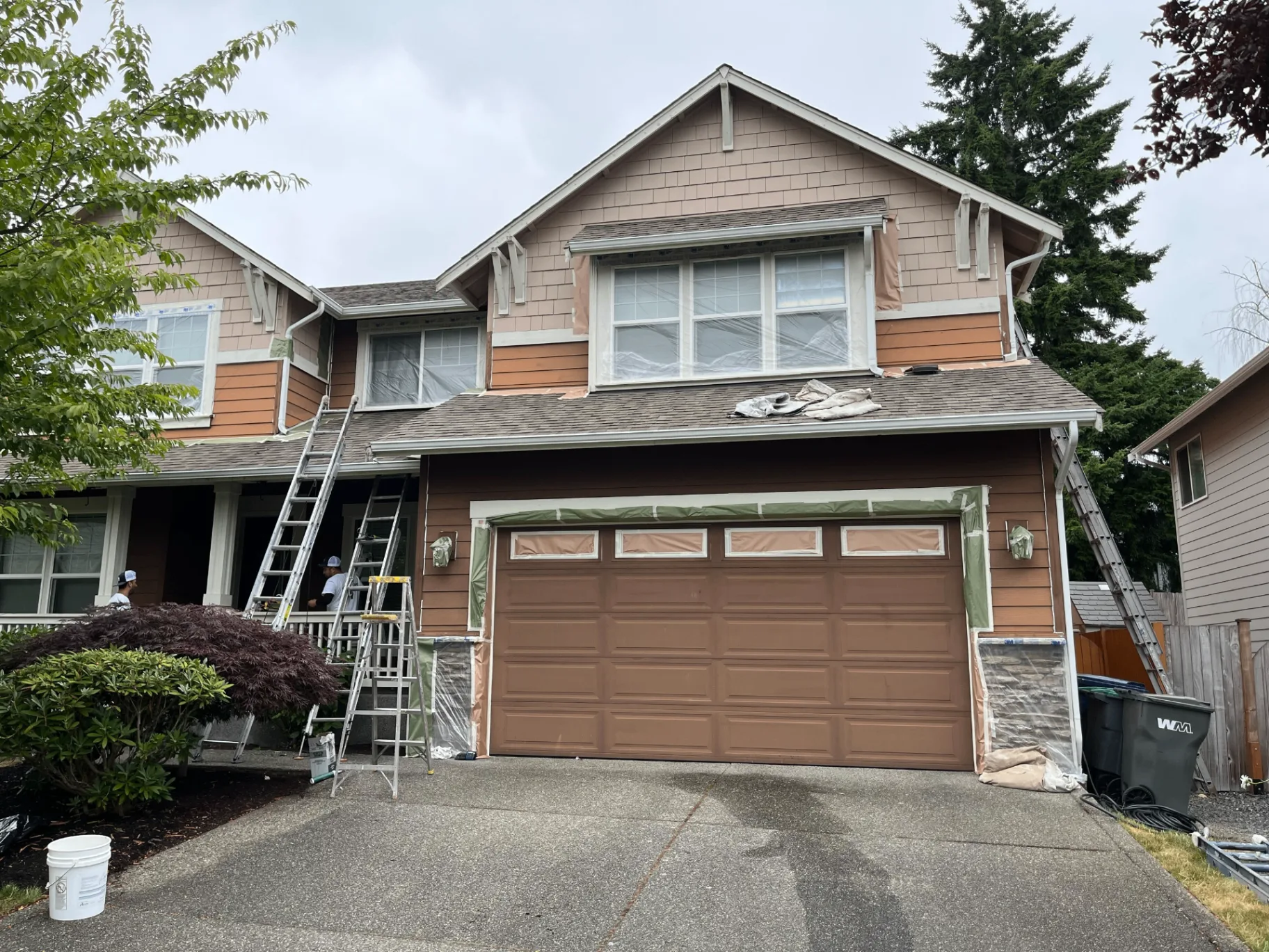 Professional exterior painting project in Seattle by That 1 Painter