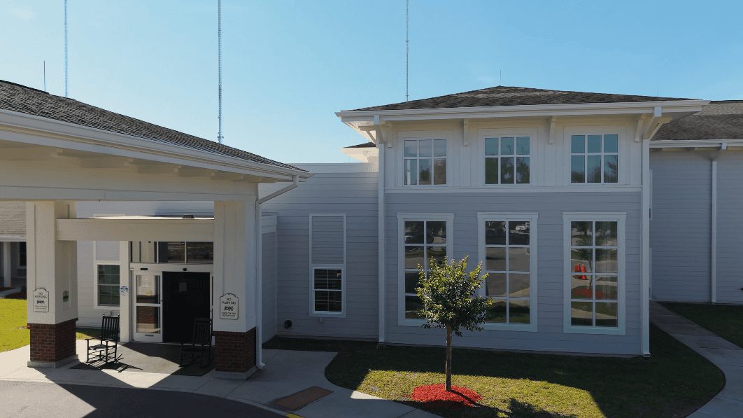 Professional commercial exterior painting project on a senior living community in Tampa Bay by That 1 Painter