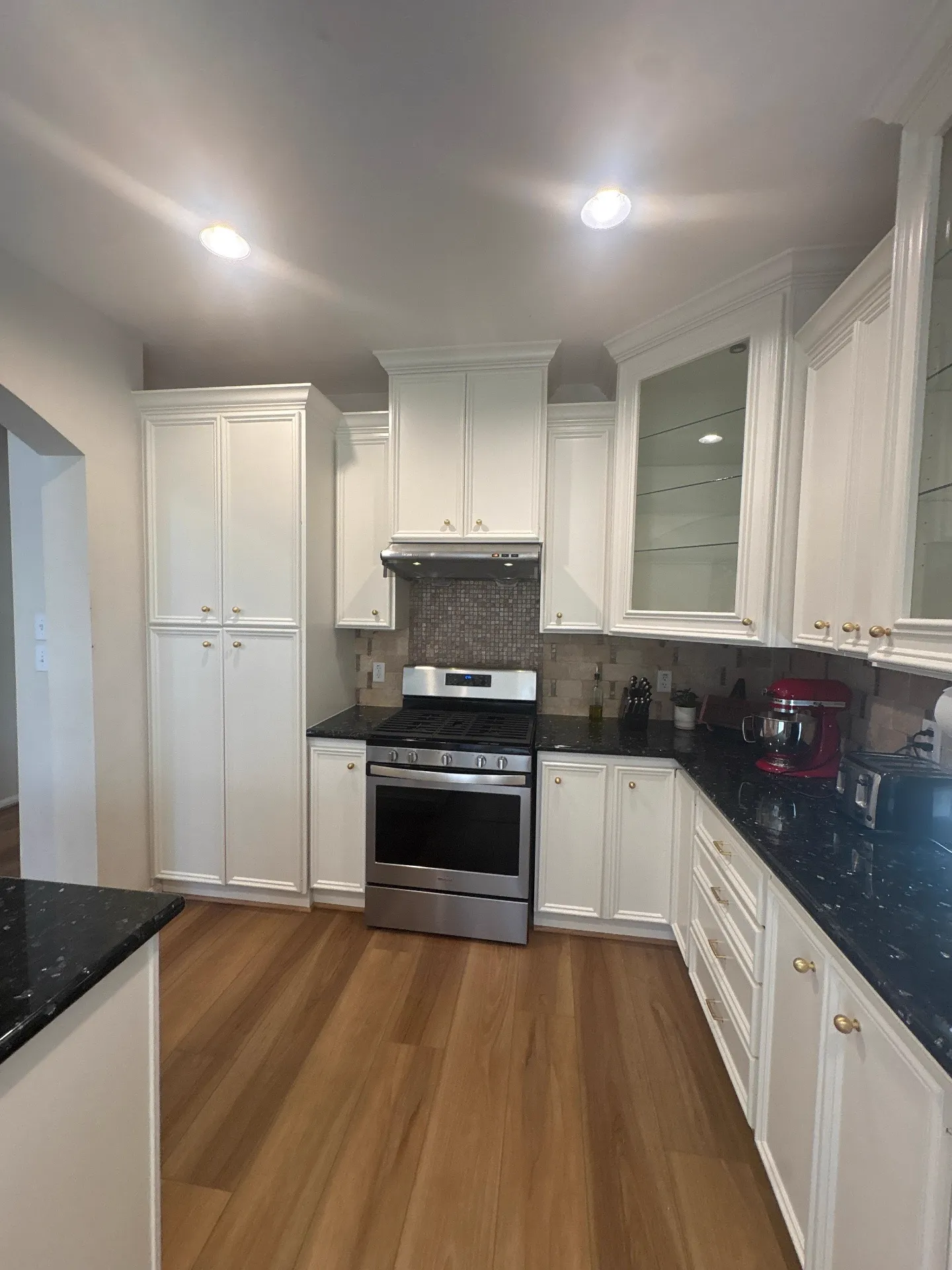 Professional cabinet & interior painting project in Fort Bend County by That 1 Painter