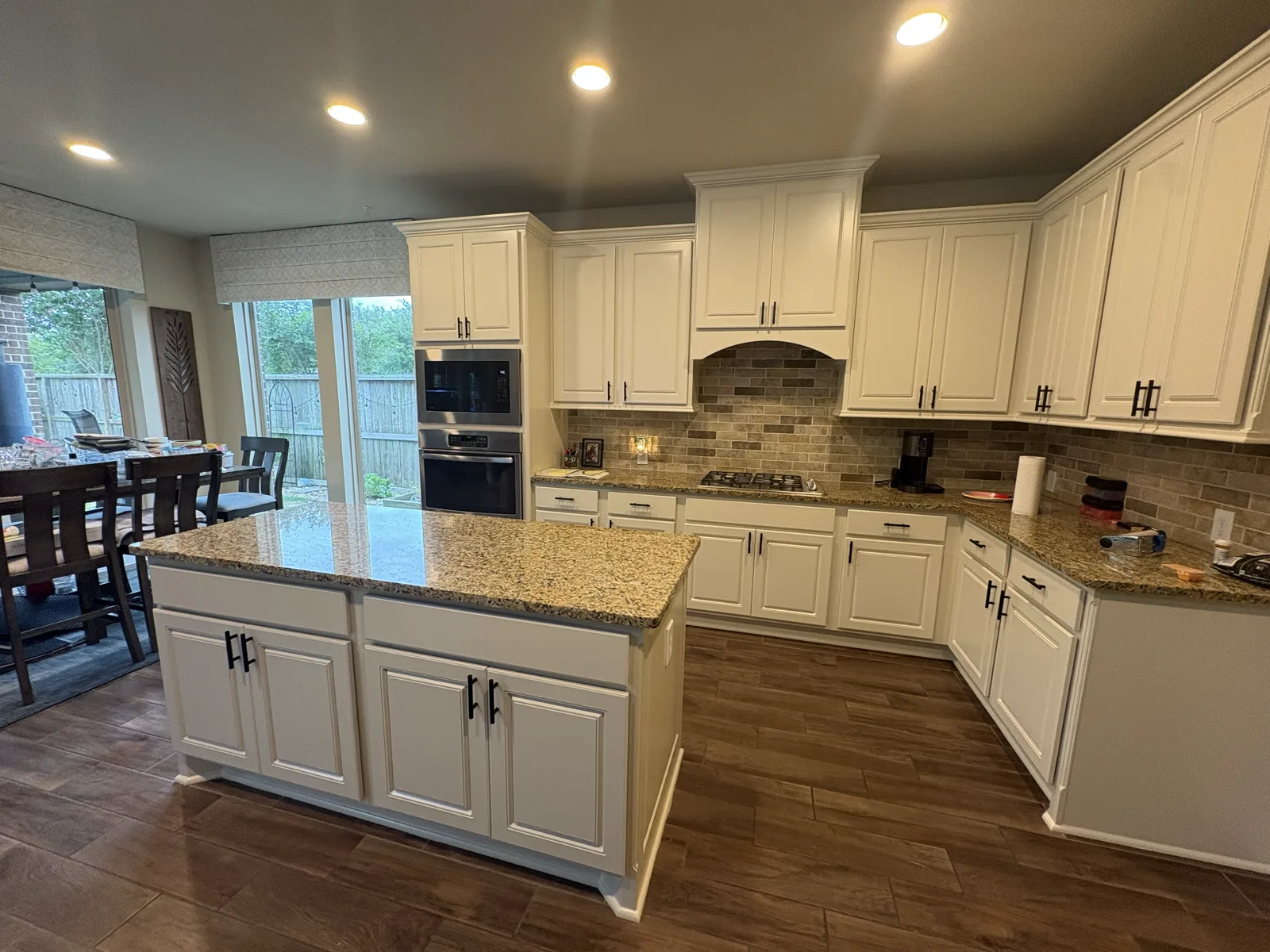 Professional cabinet & interior painting project in Fort Bend County by That 1 Painter