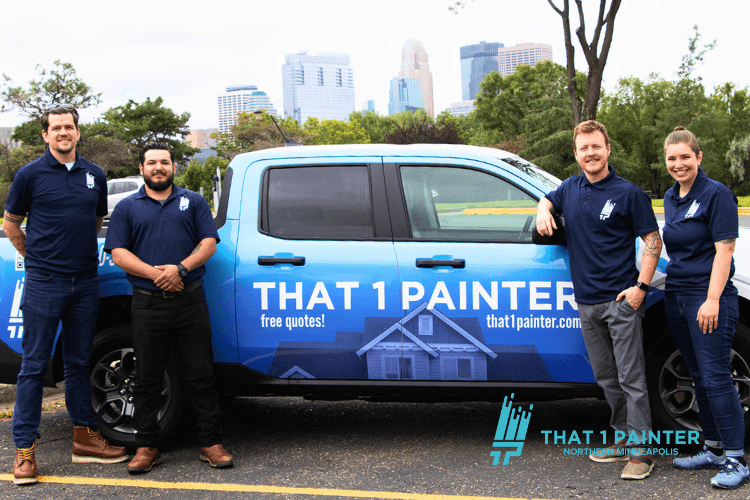 professional painters completing exterior home project in Anoka County MN