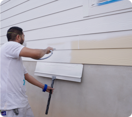 That 1 Painter team at work - Why Choose Us section