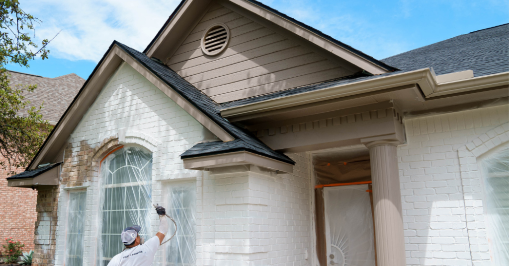 Painting Exterior Brick Homes in Beaumont, Texas