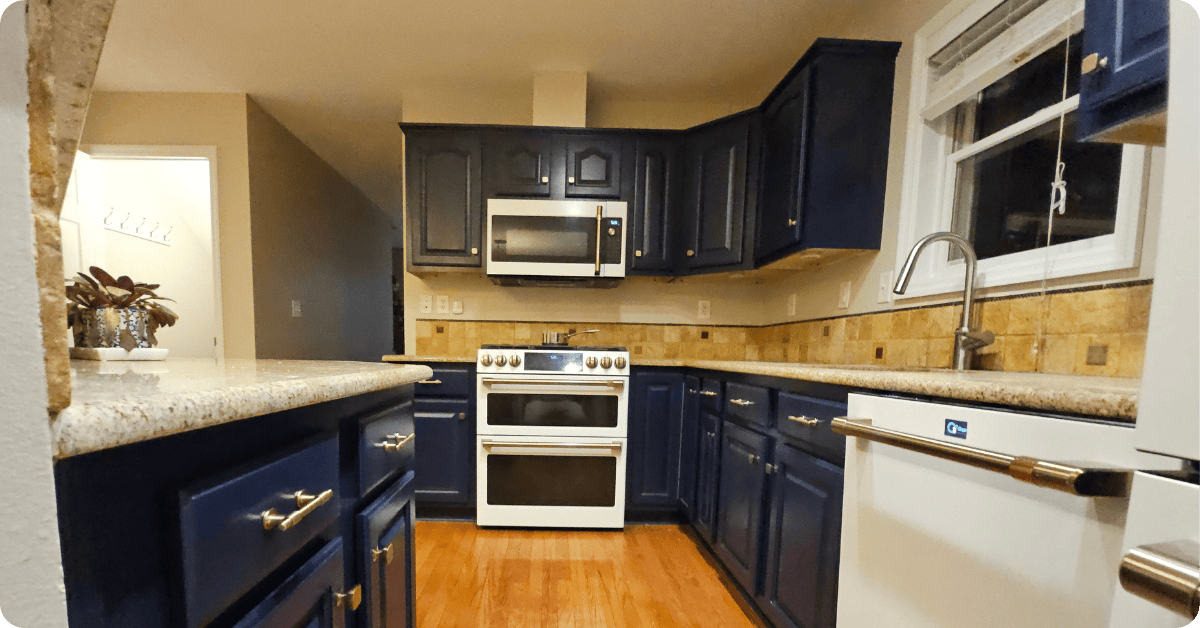 cabinet painting with blue cabinets for that 1 painter canton