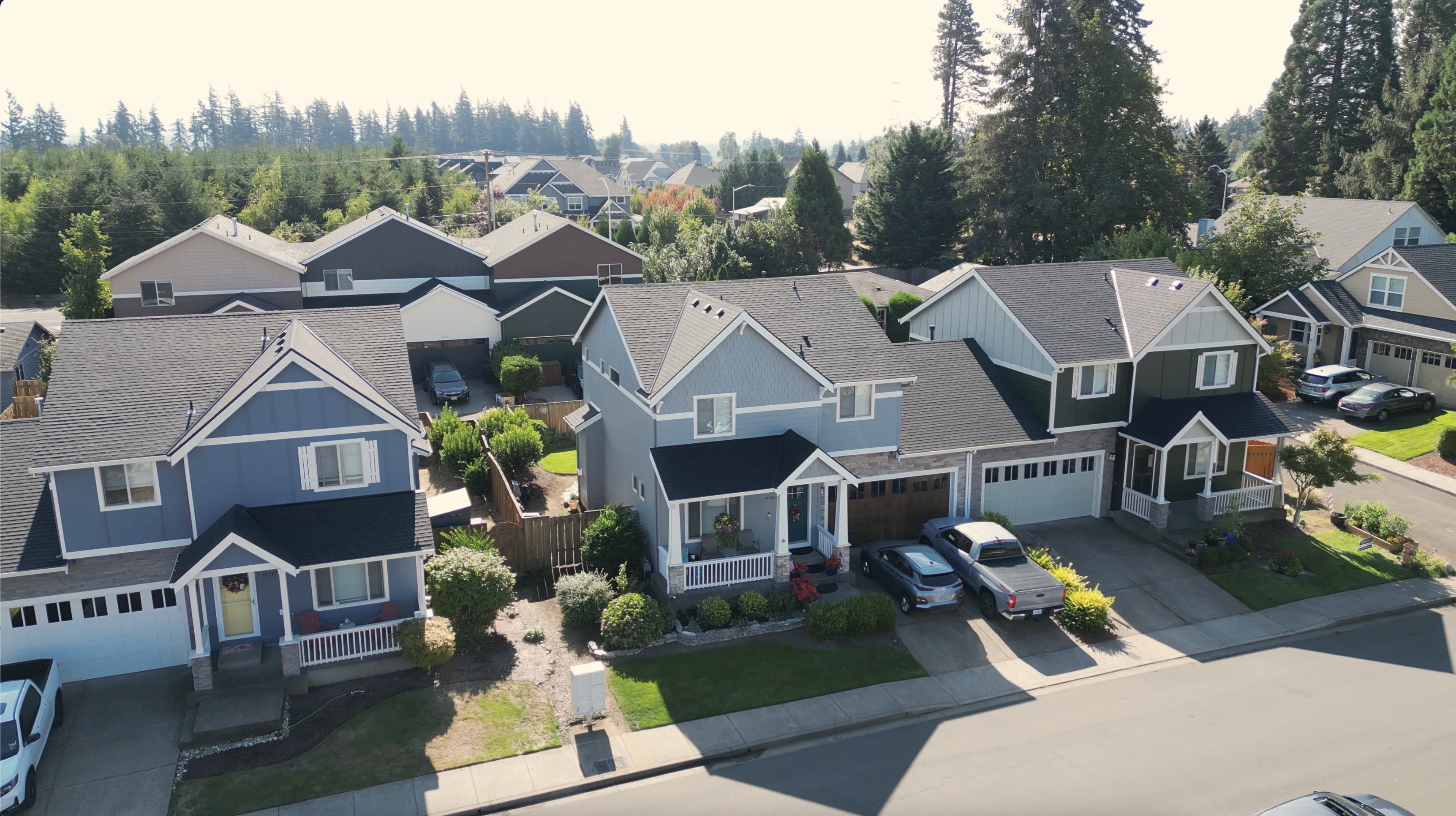 A birds eye view of a neighborhood in Corvallis - That 1 Painter Corvallis
