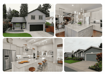 Mobile portfolio showcasing recent painting projects and transformations