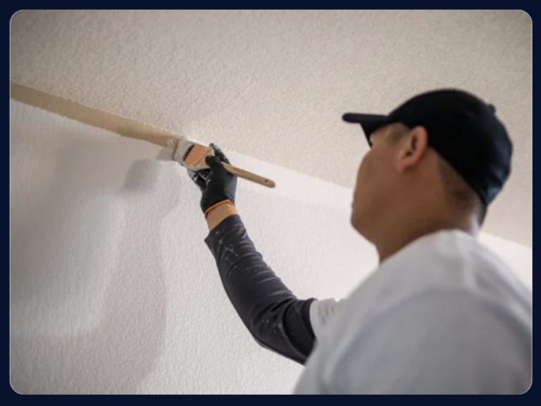 Completed house painting project - Why Choose Us section