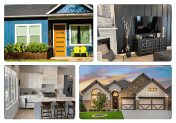 Mobile portfolio showcasing recent painting projects and transformations