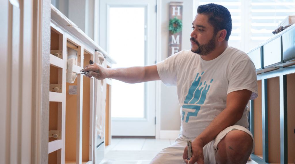 Professional Kitchen Cabinet Painting in Richmond, TX