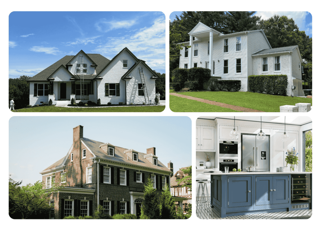 A stack of photos that represent the portfolio for Augusta Georgia.