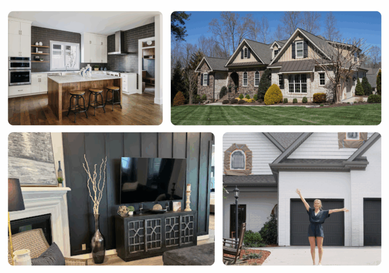 Portfolio gallery showing before and after photos of completed painting projects