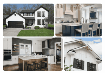 Mobile portfolio showcasing recent painting projects and transformations