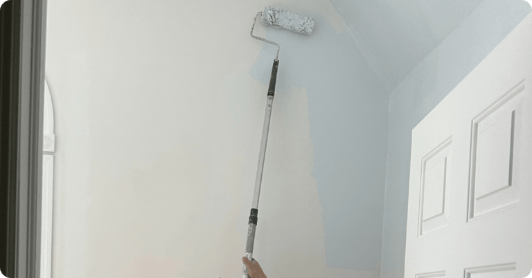 Completed house painting project - Why Choose Us section