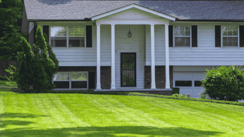 Beautiful white house painted by professional painters in Thompson's Station , Tennessee