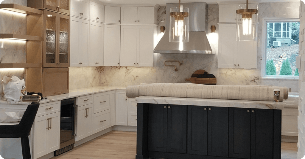 cabinet painting them white with an island for that 1 painter north denver