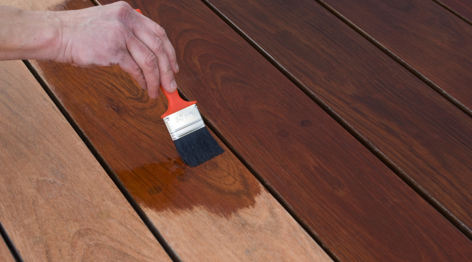 when should you stain your dock for your Minnesota cabin