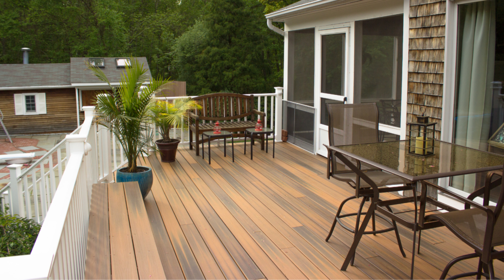 when should you stain your dock for your Minnesota cabin