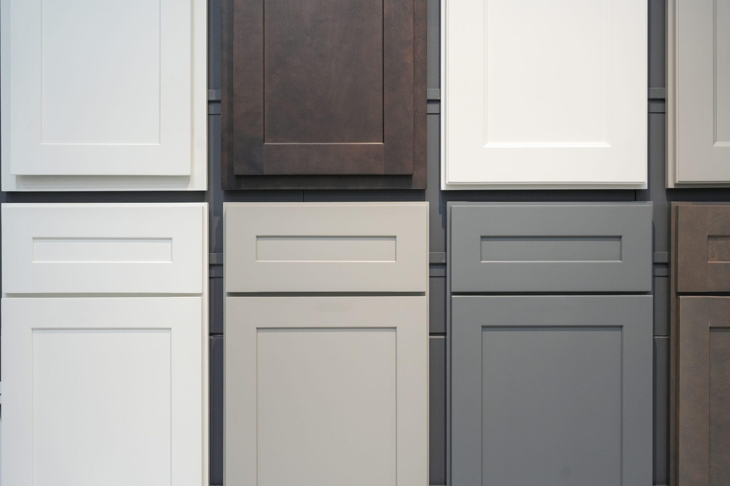Cabinet painting samples.