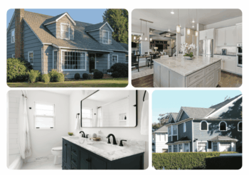 Mobile portfolio showcasing recent painting projects and transformations