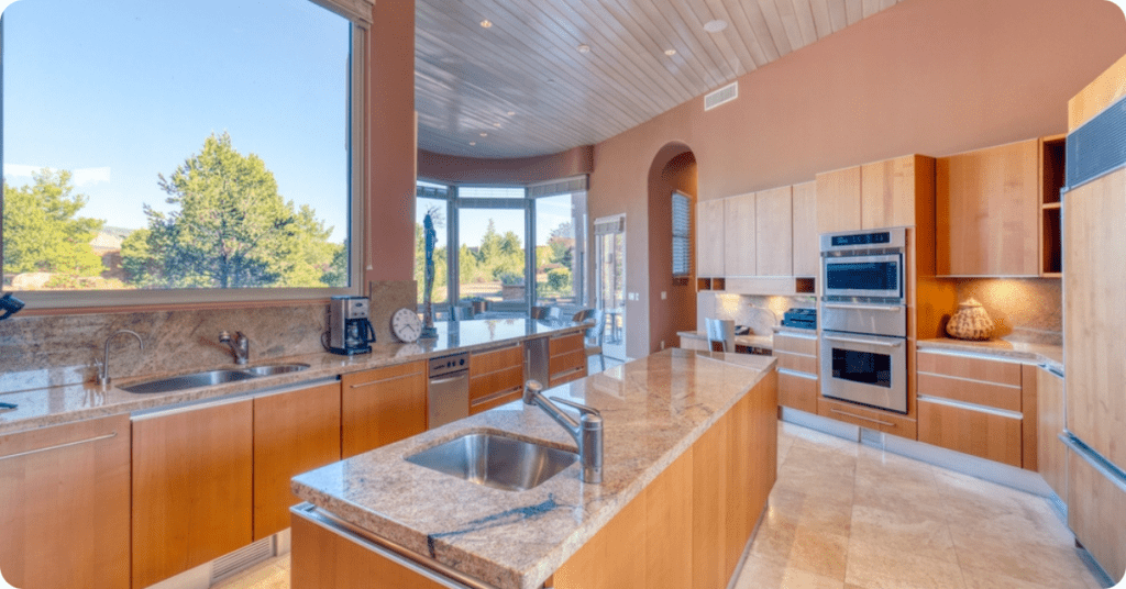beautiful interior of kitchen in glendale done by that 1 painter phoenix metro