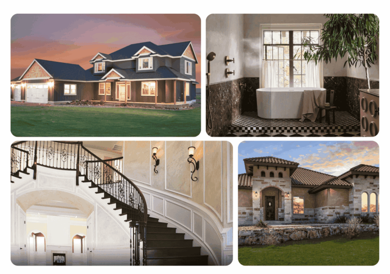 Portfolio gallery showing before and after photos of completed painting projects