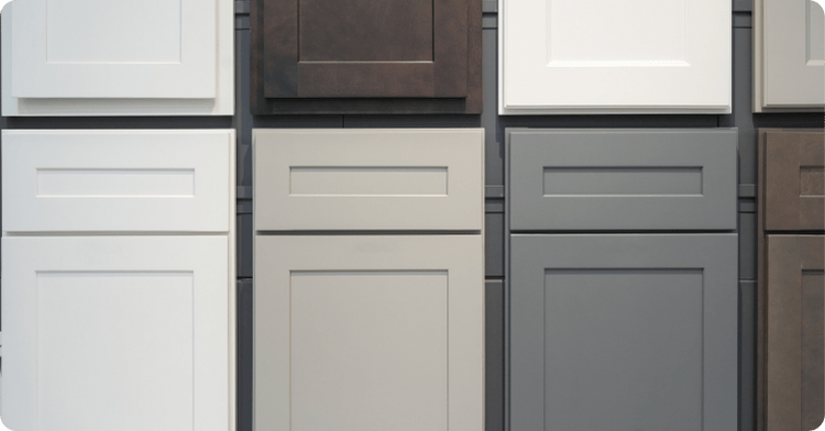 cabinet painting with grey neutral tones on doors for that 1 painter tampa bay