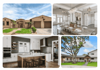 Mobile portfolio showcasing recent painting projects and transformations