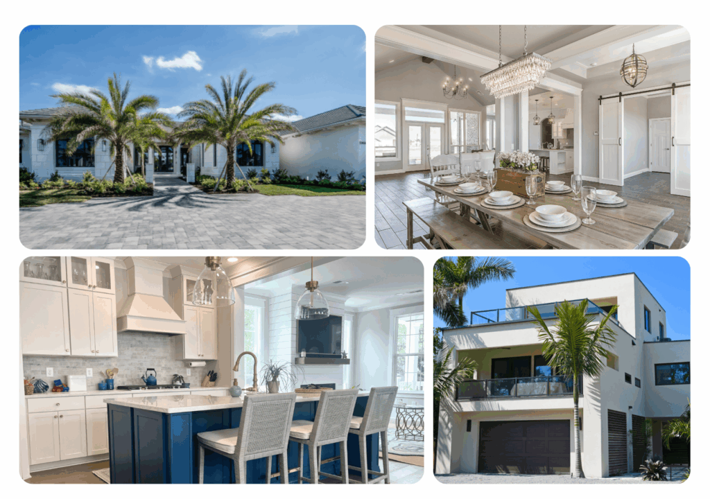 Gallery of portfolio showcasing professional painters completing exterior and interior painting projects in Wesley Chapel