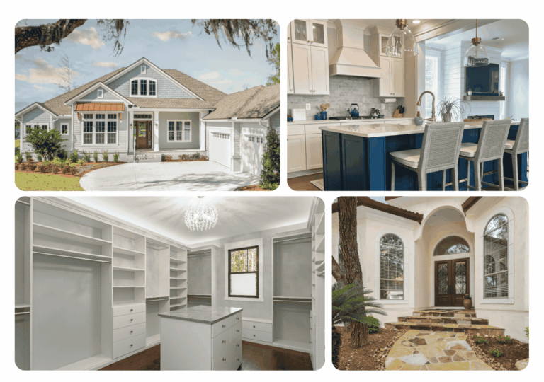 Portfolio gallery showing before and after photos of completed painting projects