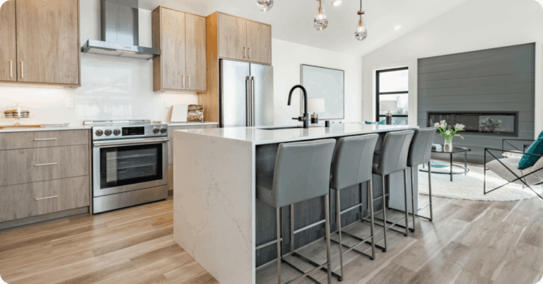 Completed house painting project - Why Choose Us section