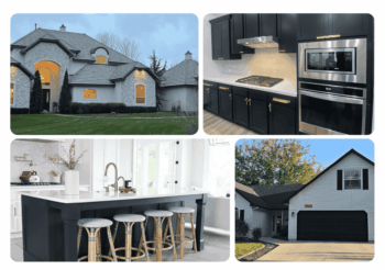 Mobile portfolio showcasing recent painting projects and transformations