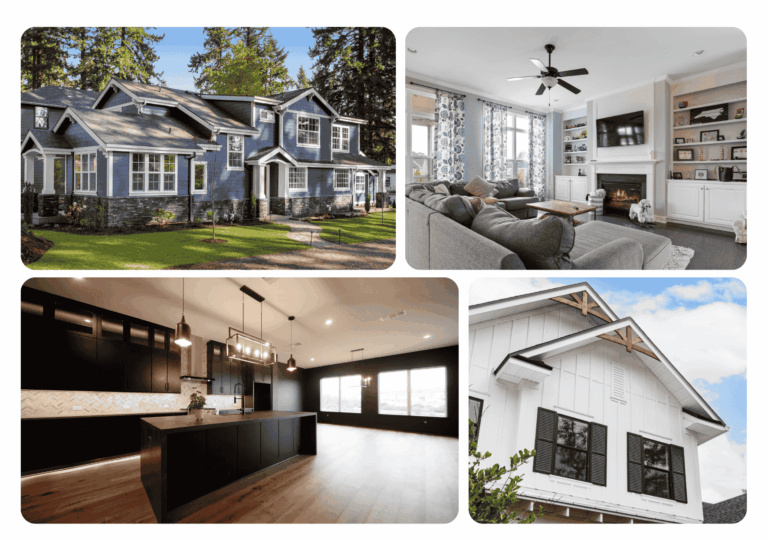 Portfolio gallery showing before and after photos of completed painting projects