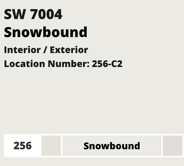 Snowbound Sherwin Williams
