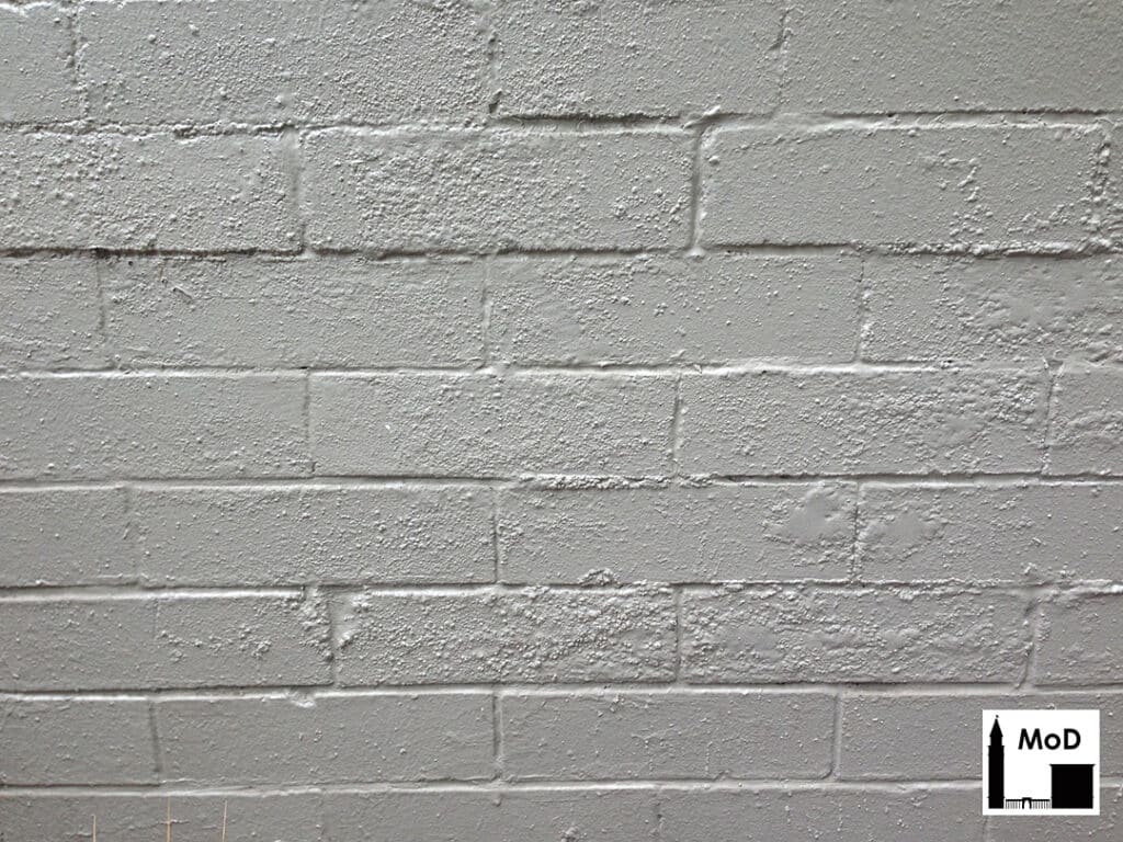 sealed paint brick
