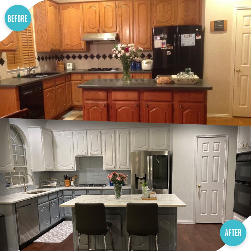 Before After FriscoCabinets 1