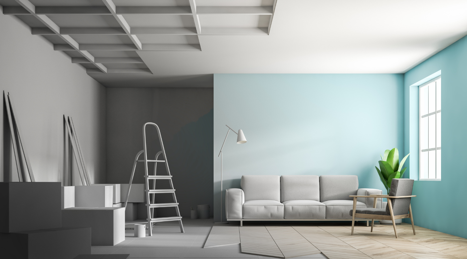 How Much Does it Cost to Paint a Living Room?_That 1 Painter