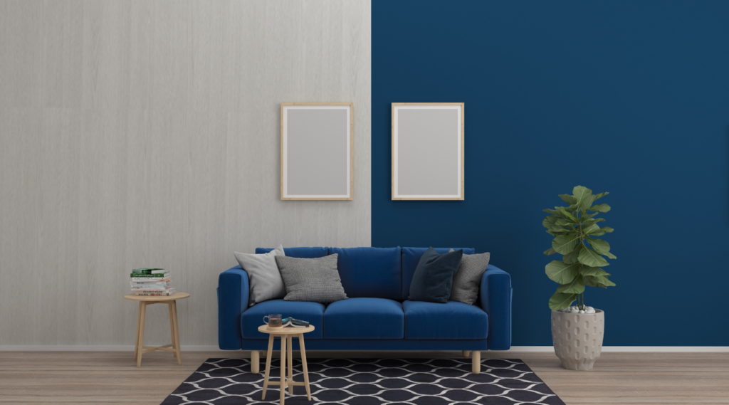 Finished-cozy living room- that 1 painter.