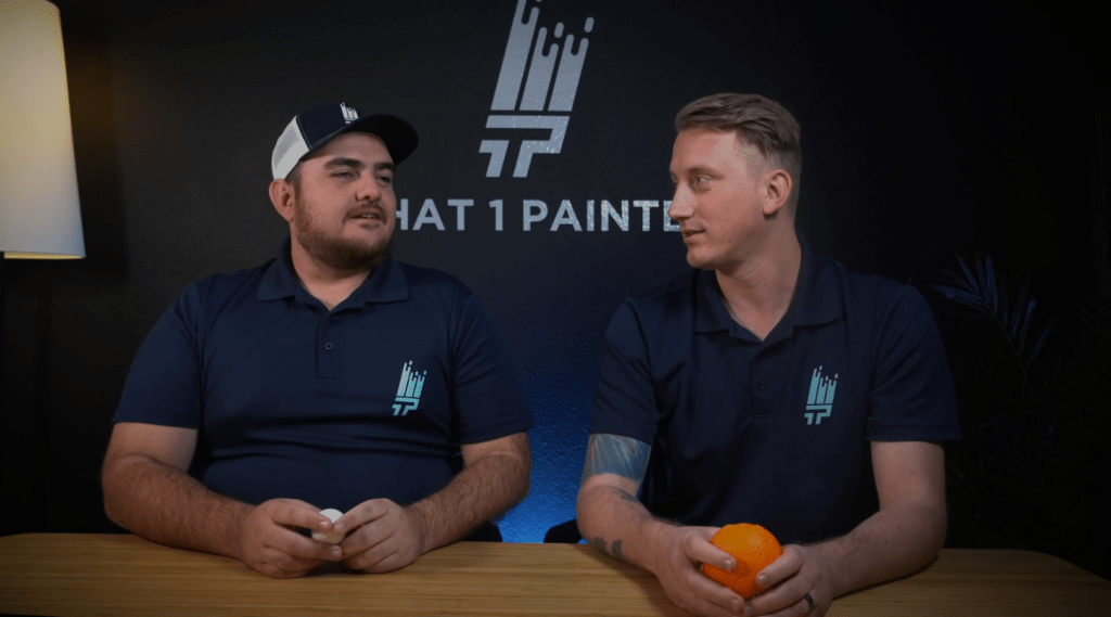 owners from that 1 painter explain the difference between eggshell and orange peel