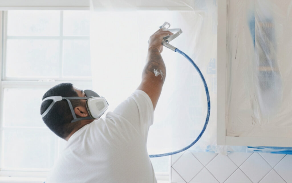 What Paint Is Best for Cabinets? 3 Cabinet painting 4